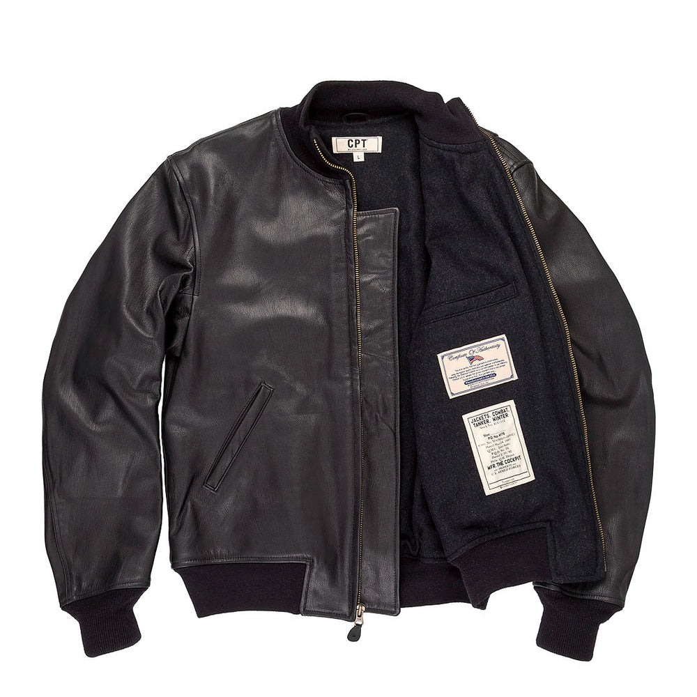 Leather Tanker Jacket Z21E012 - Cockpit USA Men