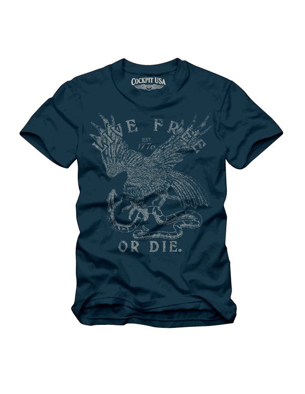 Live Free or Die Tee Z12G001D - Cockpit USA Graphic T-Shirts