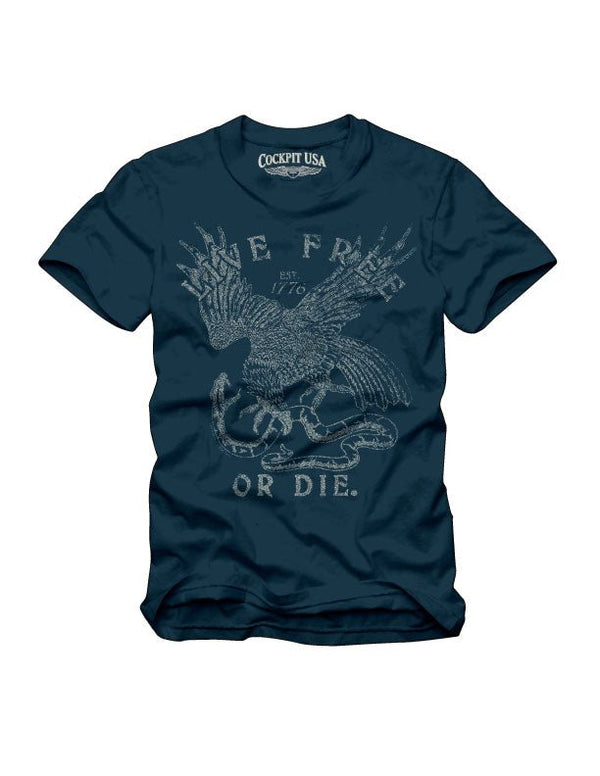 Live Free or Die Tee Z12G001D - Cockpit USA Graphic T-Shirts