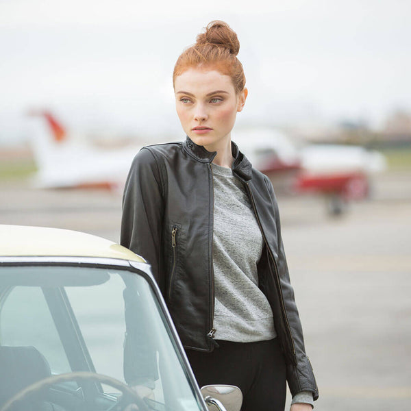 Motorcycle Cafe Racer Jacket W71A002 - Cockpit USA Women