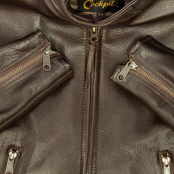 Motorcycle Cafe Racer Jacket W71A002 - Cockpit USA Women