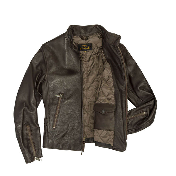 Motorcycle Cafe Racer Jacket W71A002 - Cockpit USA Women
