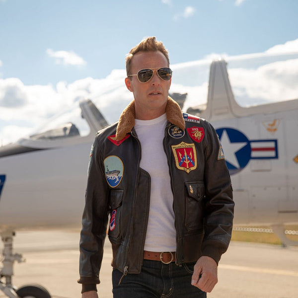 Movie Hero® Top Gun II Navy G-1 Jacket Z212136 - Cockpit USA Men