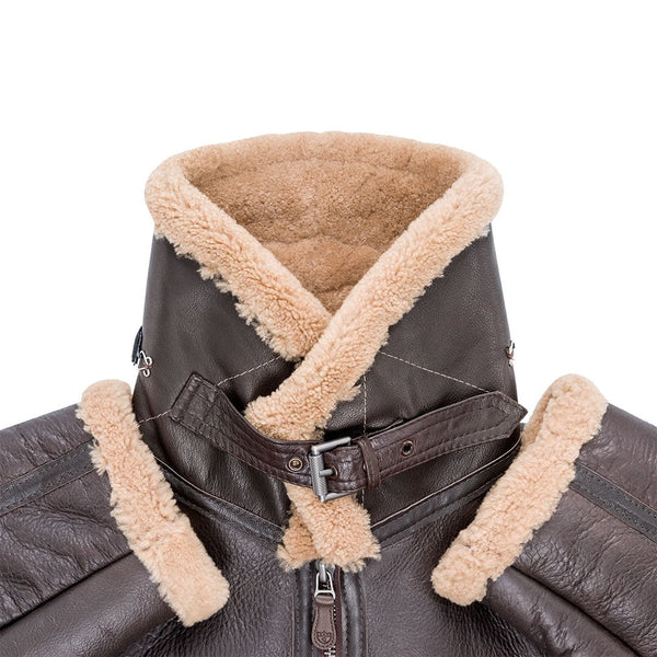 RAF Fighter Weight Sheepskin Bomber Jacket Z21W010 - Cockpit USA Men