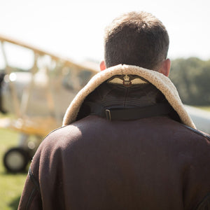 RAF Fighter Weight Sheepskin Bomber Jacket Z21W010 - Cockpit USA Men