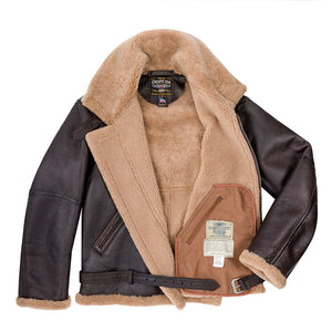 RAF Fighter Weight Sheepskin Bomber Jacket Z21W010 - Cockpit USA Men