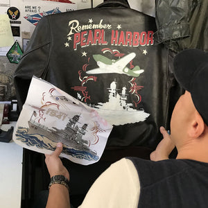 Remember Pearl Harbor™ A-2 Flight Jacket Z21W015M - Cockpit USA Men