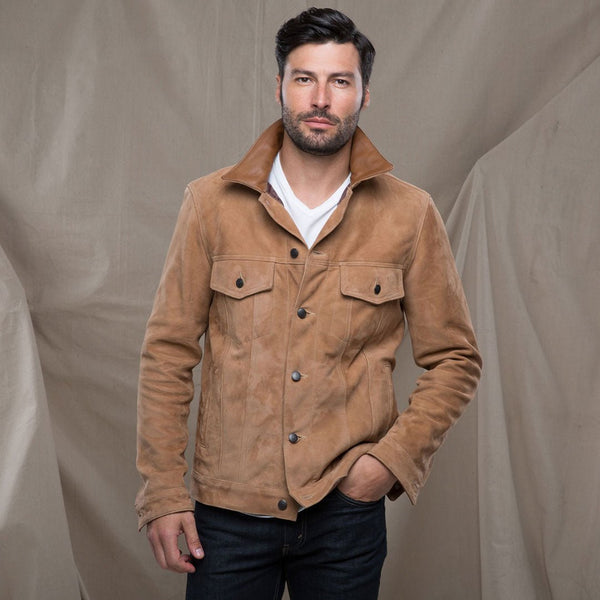 Suede Trucker Jacket Z21Z002 - Cockpit USA Men