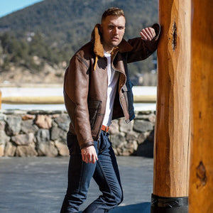 The C44 Sheepskin Flight Jacket Z21C122 - Cockpit USA