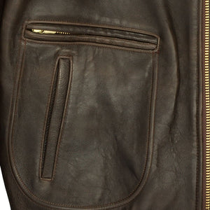 The Classic "Raider™" Jacket (Long) Z2129AML in Brown - Cockpit USA Men