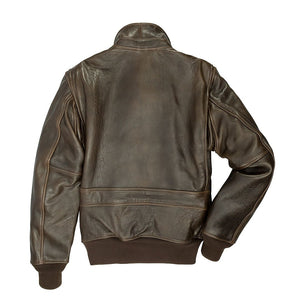 The Mod Raiders™ Leather Jacket Z2129AM in Brown - Cockpit USA Men
