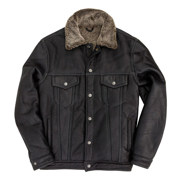 The Sheepskin Midnight Trucker™ Z21Z009 - Cockpit USA Men