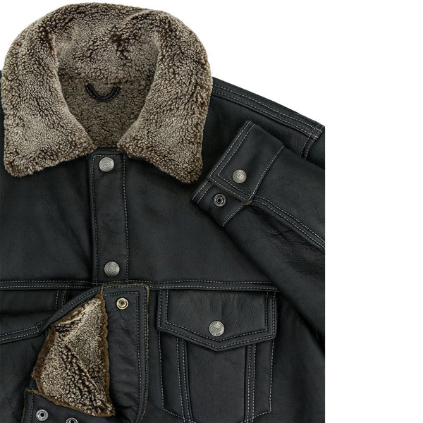 The Sheepskin Midnight Trucker™ Z21Z009 - Cockpit USA Men