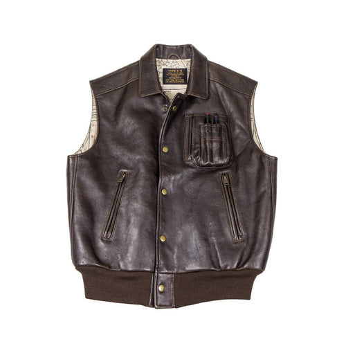 The Stearman Leather Vest (Imported) Z2129VC - Cockpit USA Men