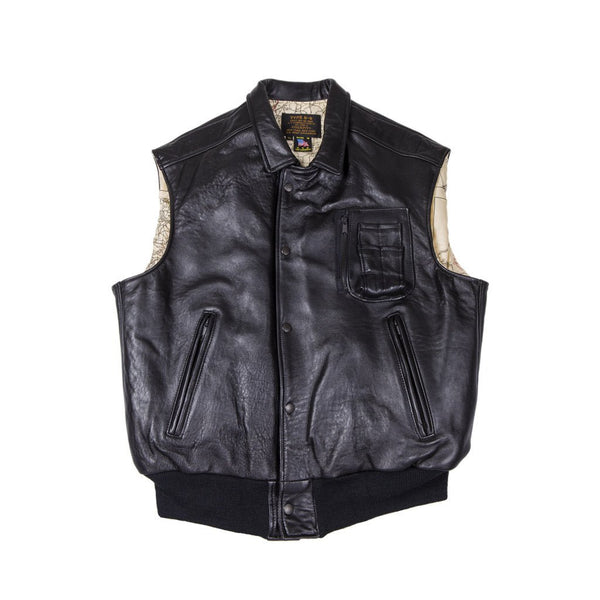 The Stearman Leather Vest Z2129V - Cockpit USA Men