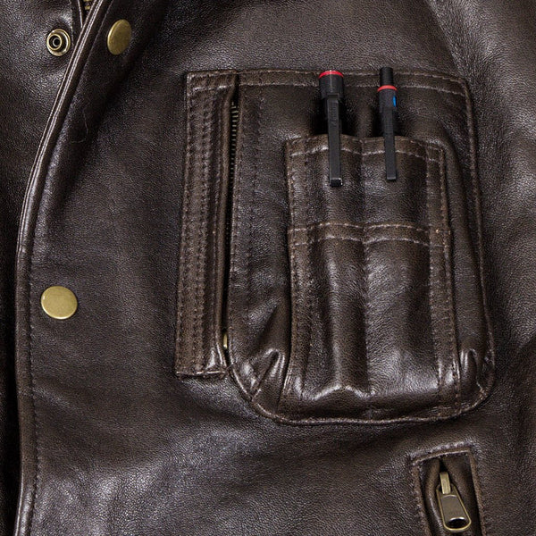 The Stearman Leather Vest Z2129V - Cockpit USA Men