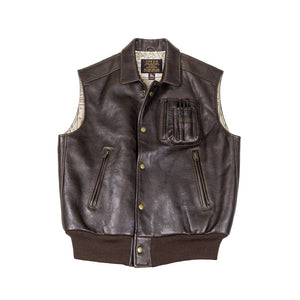 The Stearman Leather Vest Z2129V - Cockpit USA Men