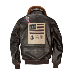 Top Gun Navy G-1 Jacket Z201036M - Cockpit USA Men