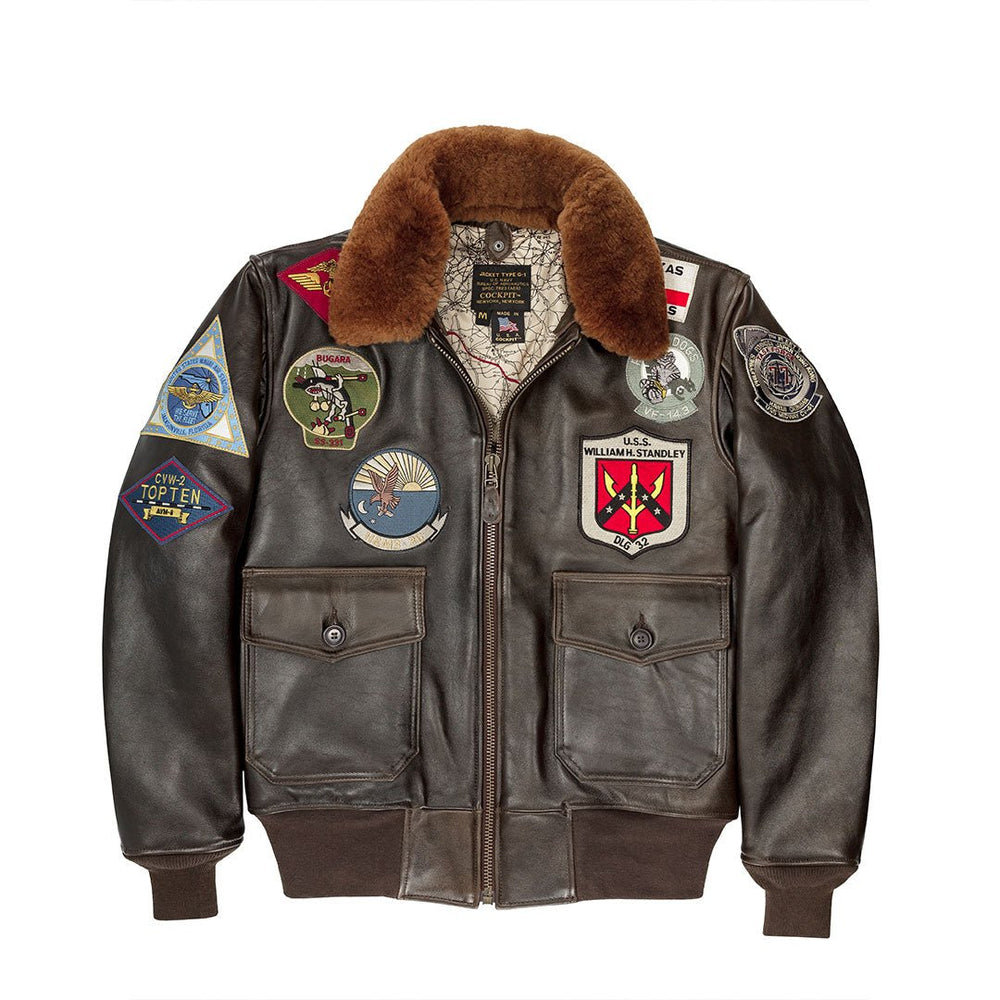 Top Gun Navy G-1 Jacket Z201036M - Cockpit USA Men