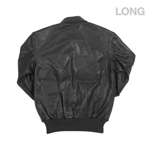 U.S.A.F. 21st. Century A-2 Jacket (Long) Z21V41L in Black - Cockpit USA Men