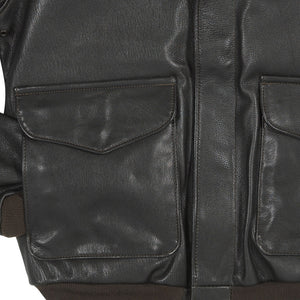 U.S.A.F. 21st. Century A-2 Jacket Z21V41 in Brown - Cockpit USA Men