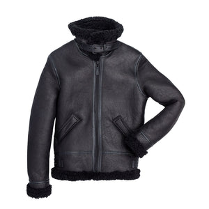 Women's B-3 Bomber Jacket in Black W72N100 - Cockpit USA Women