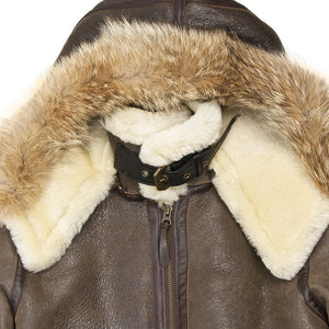 Women's Hooded Sheepskin Jacket W72N500 - Cockpit USA Women
