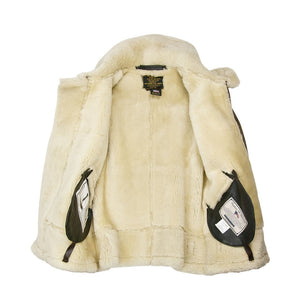 Women's Hooded Sheepskin Jacket W72N500 - Cockpit USA Women