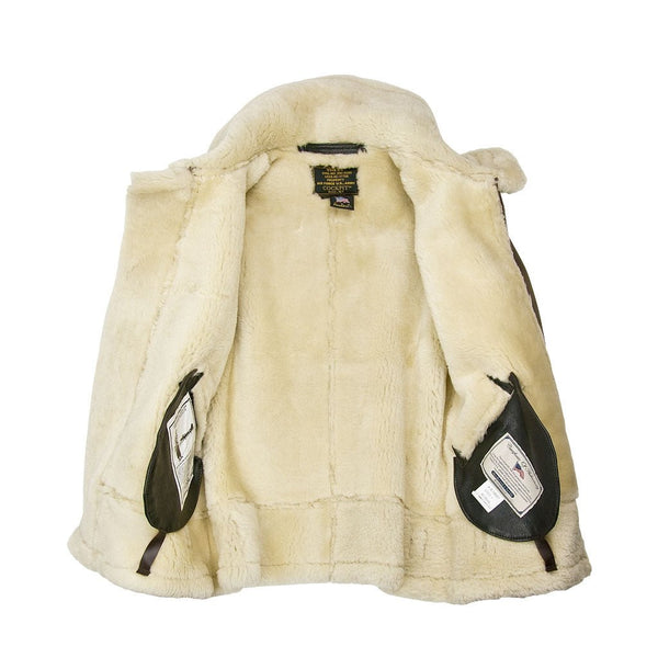 Women's Hooded Sheepskin Jacket W72N500 - Cockpit USA Women