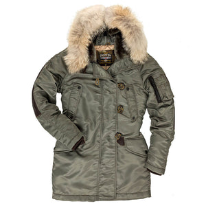 Women's N3B Long Parka W74W001 - Cockpit USA Women