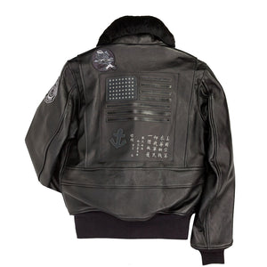 Women's Stealth Top Gun Jacket W71Z003 - All-Black - Cockpit USA Women