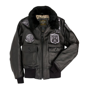Women's Stealth Top Gun Jacket W71Z003 - All-Black - Cockpit USA Women