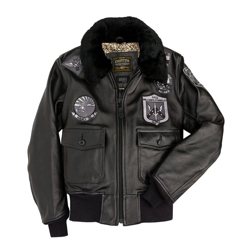 Women's Stealth Top Gun Jacket W71Z003 - All-Black - Cockpit USA Women