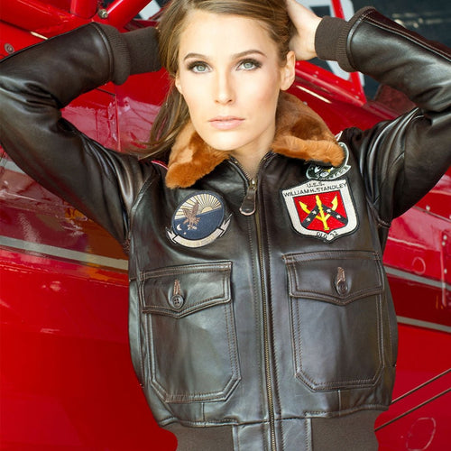 Women's Top Gun Flight Jacket W201036 - Cockpit USA Women