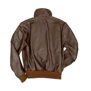 WWII Government Issue A-2 Jacket Z2107H in Brown - Cockpit USA Men