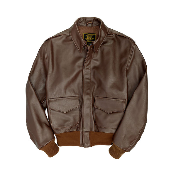 WWII Government Issue A-2 Jacket Z2107H in Brown