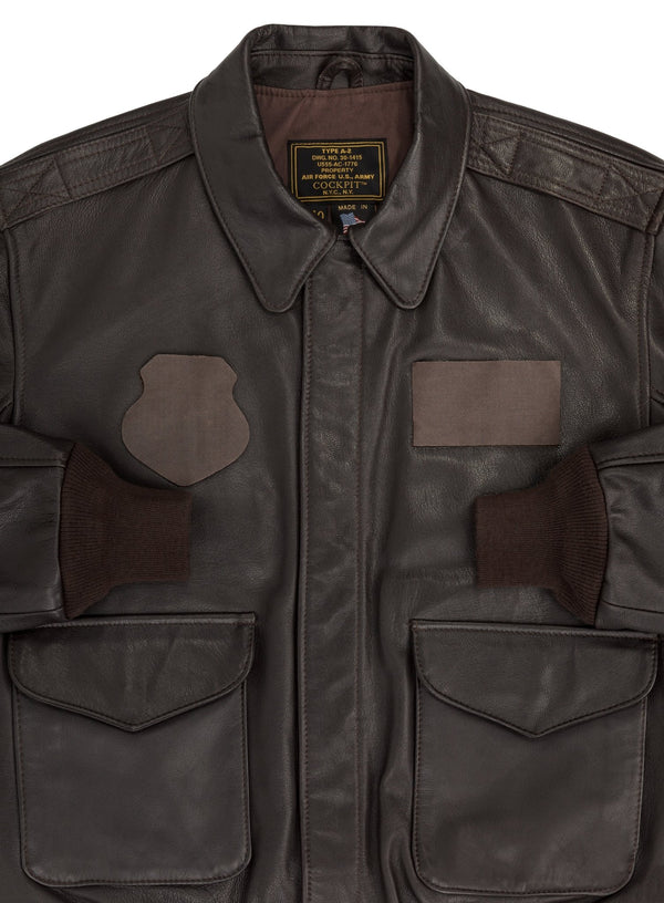 Z21V42-U.S.A.F. 21st. Century A-2 Jacket with Velcro - Cockpit USA